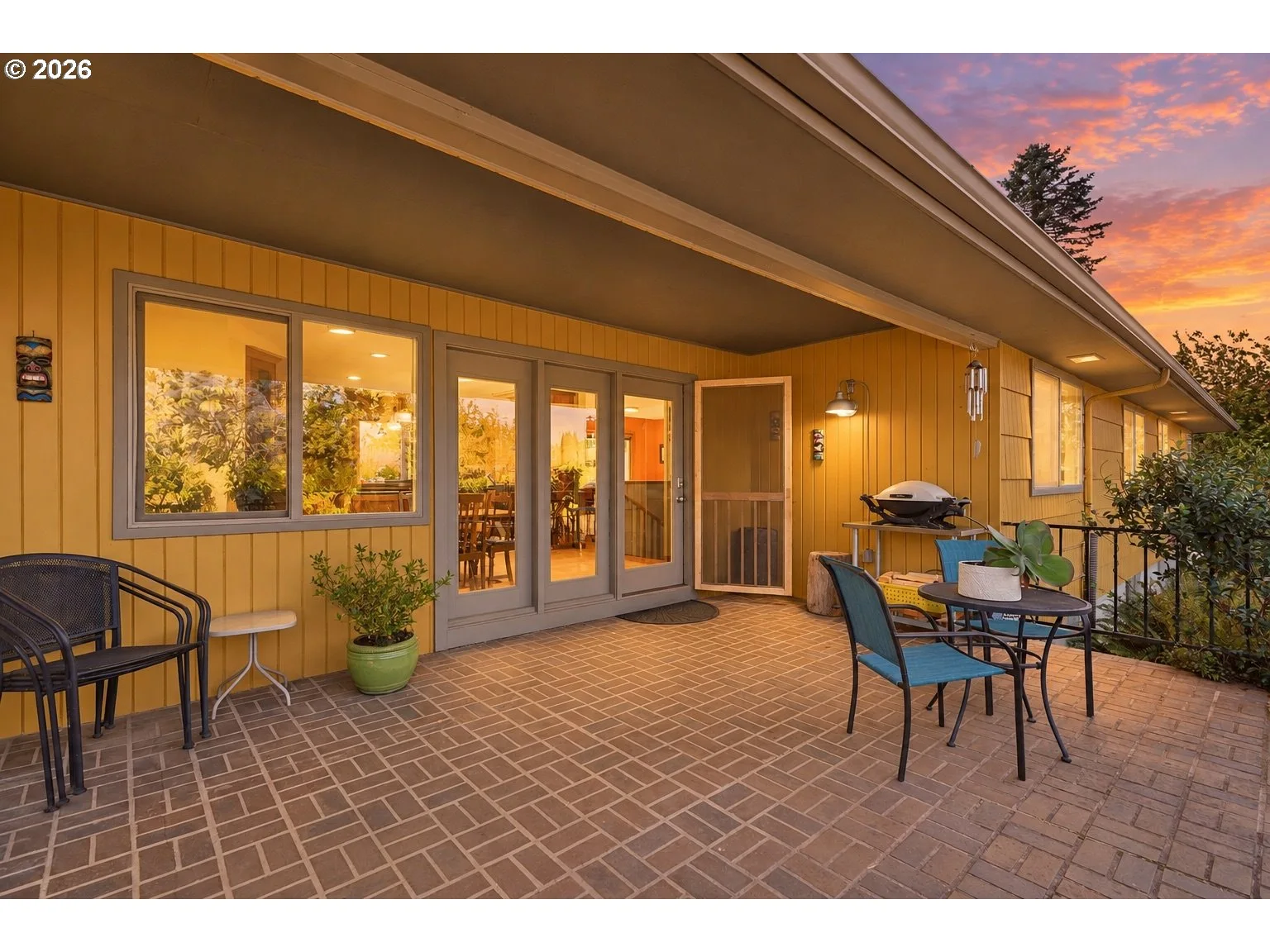 Covered patio